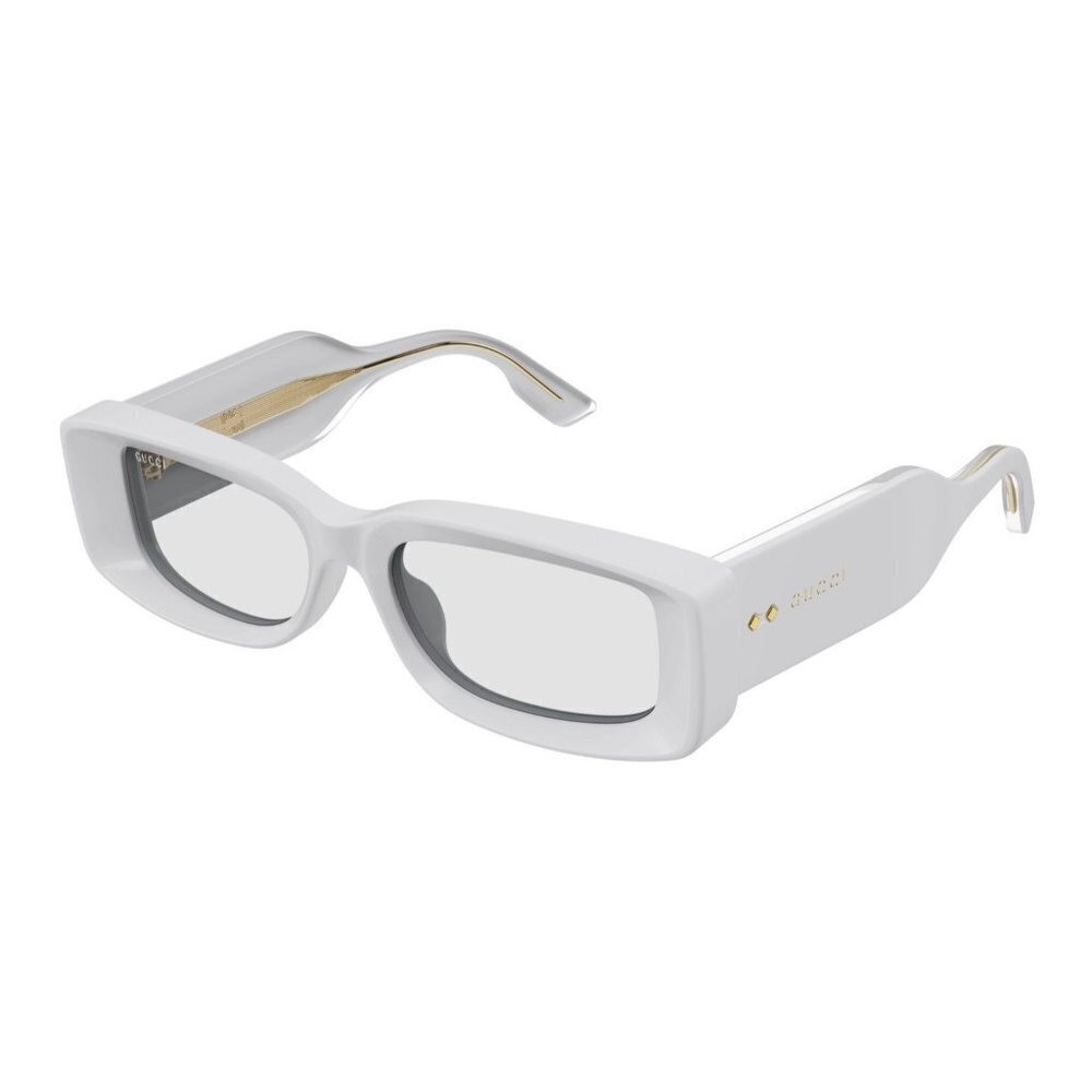 NWT Gucci GG1528S-005 White Oval 53mm Sunglasses